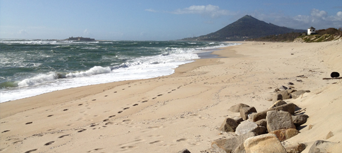 Portugal Moledo Rio Minho Strand