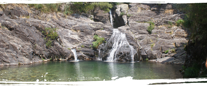 Portugal Moledo Wasserfall Angebot für Nicht-Surfer