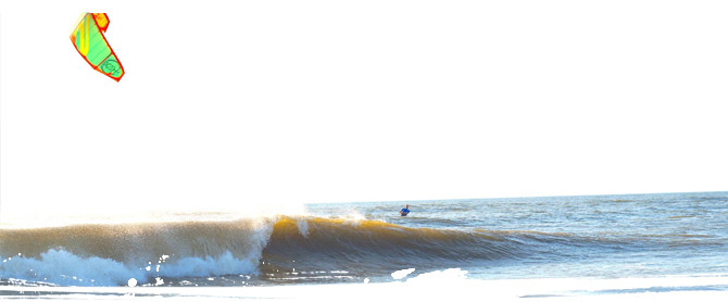 AllYouCanSurf Auf die Welle, fertig, los! Wave-kiten lernen in Holland, Petten