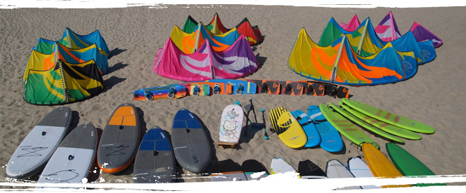 Die Materialmiete ist bei AllYouCanSurf auch in Holland, Petten möglich.